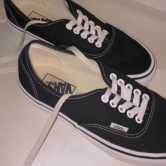 Vans Shoes - authentic VANS black lace